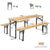 BBQ Folding Picnic Table and Bench Set