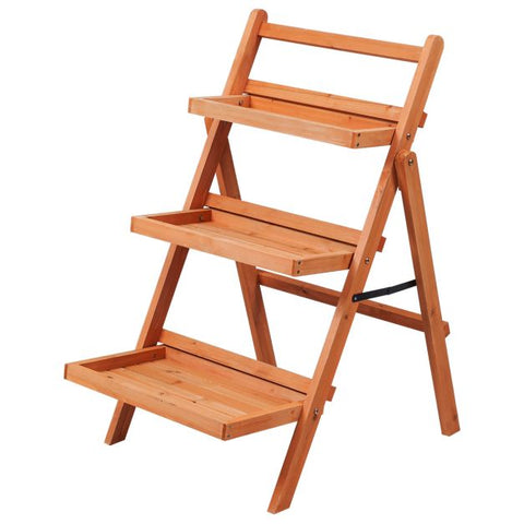 Garden 3 Tier Foldable Bonsai Pot Plant Stand