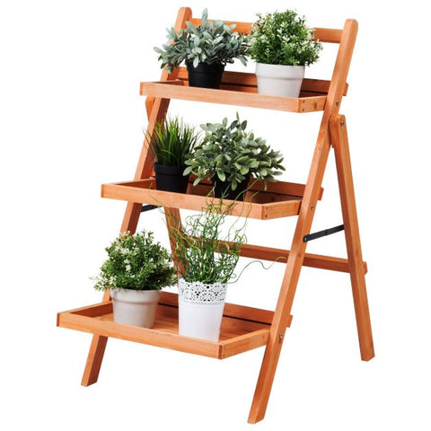 Garden 3 Tier Foldable Bonsai Pot Plant Stand