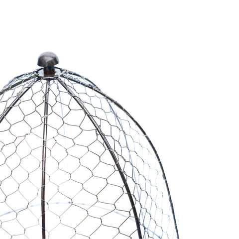 Versatile Protective Plant Wire Cover in Zinc Finish