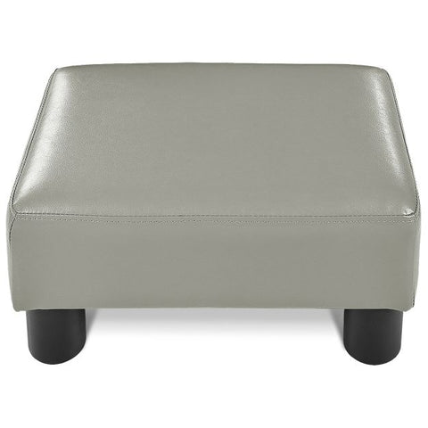 Modern Everyday Use Small Footstool in PU Leather