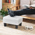 Modern Everyday Use Small Footstool in PU Leather