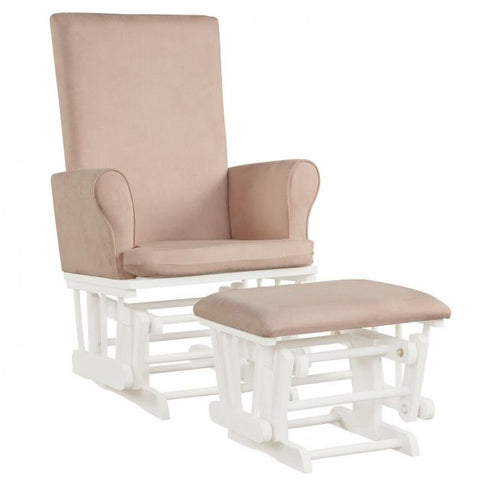 French Inspire Armchair with High Backrest and Footstool