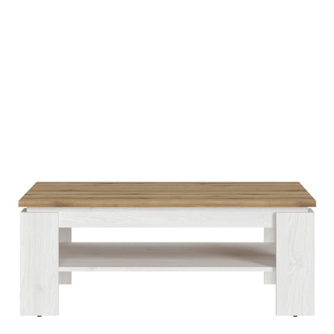 Oakwood Oasis Coffee Table in White and Oak