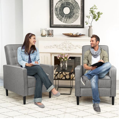 Royal Highbacked Armchair with Extendable Footrest