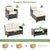 Vantage Outdoor Furniture Set with Multiple cushions in Grey