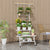 Hanging 4 Tier Multi-Purpose Plant Stand with Swivel Wheels