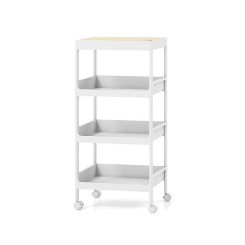 Compact and Versatile Utility Cart with Multiple Tiers and Ample Storage Space