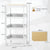 Compact and Versatile Utility Cart with Multiple Tiers and Ample Storage Space