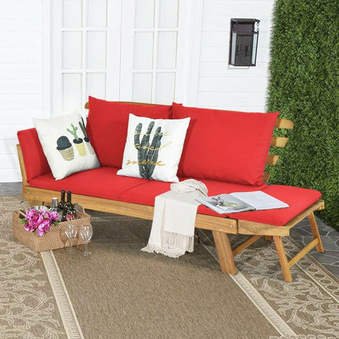 Fairfield Versatile Loveseat Lounger with cushions in Grey