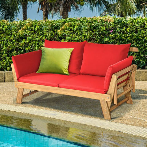 Fairfield Versatile Loveseat Lounger with cushions in Grey