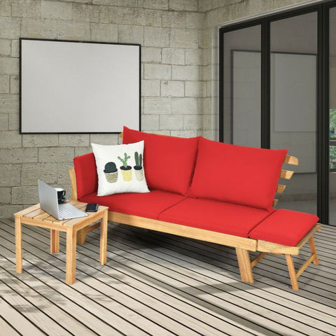 Fairfield Versatile Loveseat Lounger with cushions in Grey