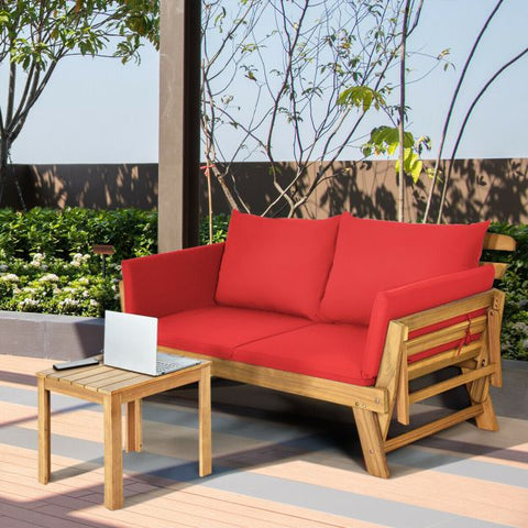 Fairfield Versatile Loveseat Lounger with cushions in Grey