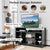 Modern and Ultra-Spacious TV Stand with Sleek Design and 58 inch TV Capacity in Black