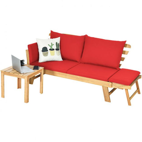 Fairfield Versatile Loveseat Lounger with cushions in Grey