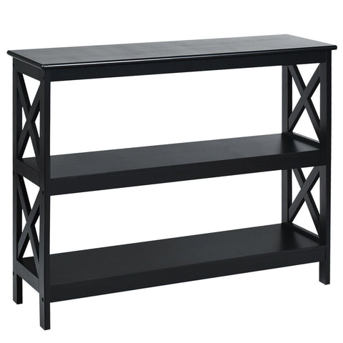 Modern Multifunctional Entryway Console Table with Industrial Design