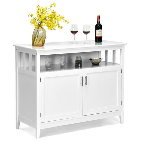 Elegant and Versatile Buffer Cabinet with Adjustable Shelf