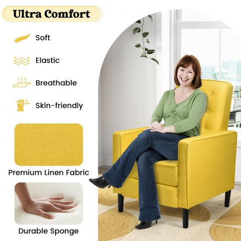 Royal Highbacked Armchair with Extendable Footrest