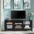 Sleek and Modern Multi-Use TV Cabinet with Cable Management Holes and Adjustable Shelves