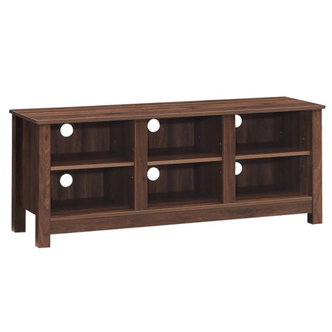 Sleek and Modern Multi-Use TV Cabinet with Cable Management Holes and Adjustable Shelves