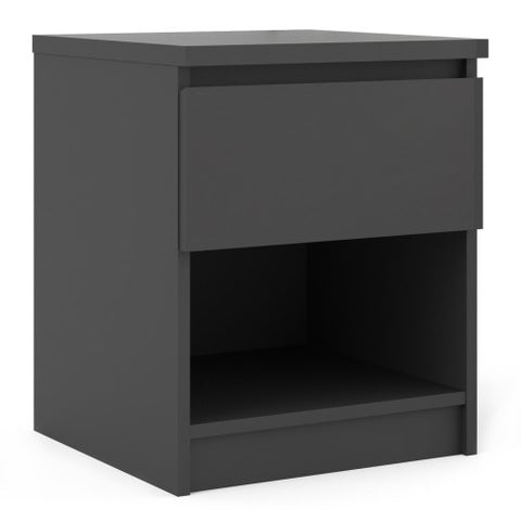 Nyara 1-Drawer Side Table with Bottom Shelf