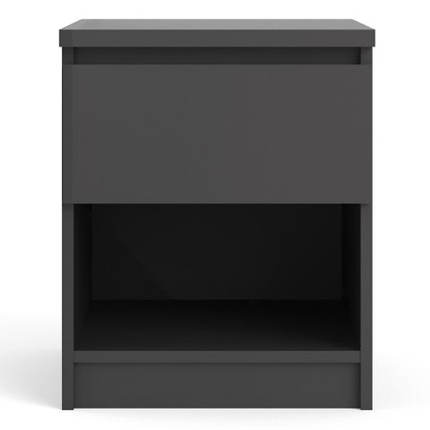 Nyara 1-Drawer Side Table with Bottom Shelf