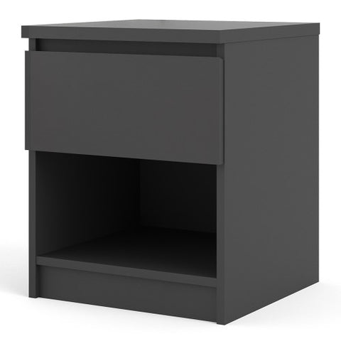 Nyara 1-Drawer Side Table with Bottom Shelf