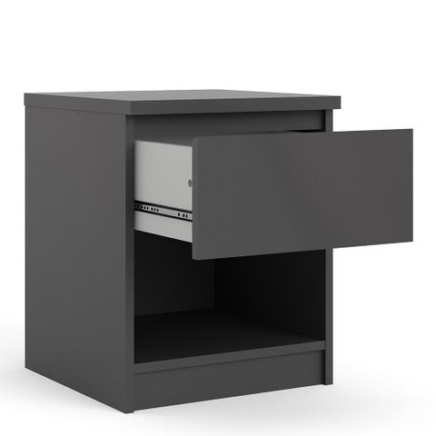 Nyara 1-Drawer Side Table with Bottom Shelf