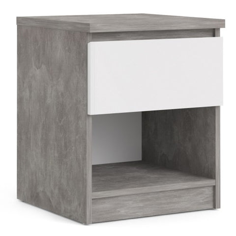 Nyara 1-Drawer Side Table with Bottom Shelf