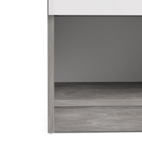 Nyara 1-Drawer Side Table with Bottom Shelf