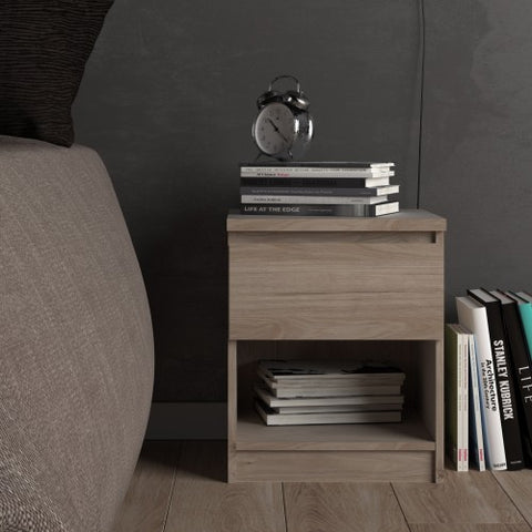 Nyara 1-Drawer Side Table with Bottom Shelf