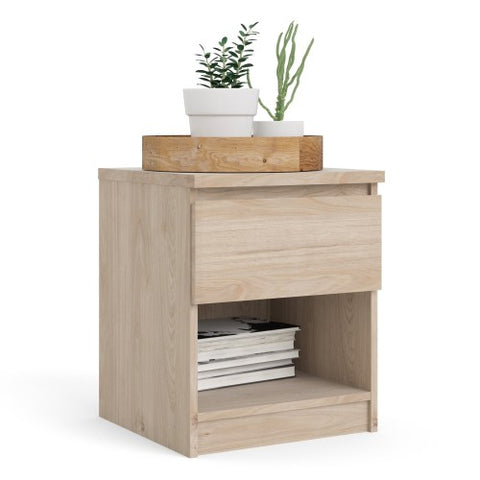 Nyara 1-Drawer Side Table with Bottom Shelf