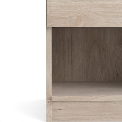 Nyara 1-Drawer Side Table with Bottom Shelf