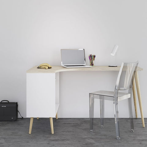 Stylish and Spacious Working Desk with Drawers and Scandinavian Design
