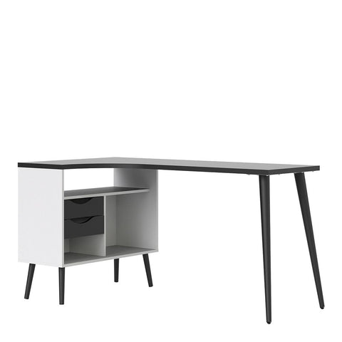 Stylish and Spacious Working Desk with Drawers and Scandinavian Design