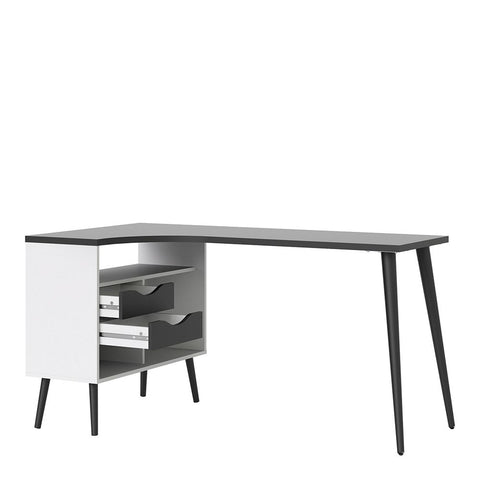 Stylish and Spacious Working Desk with Drawers and Scandinavian Design