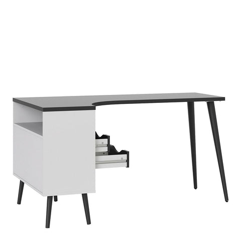 Stylish and Spacious Working Desk with Drawers and Scandinavian Design