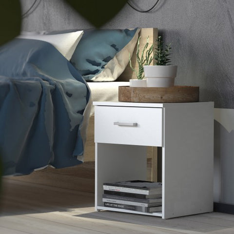 Classy Bedside Table with 1 Drawer in 37cm Width