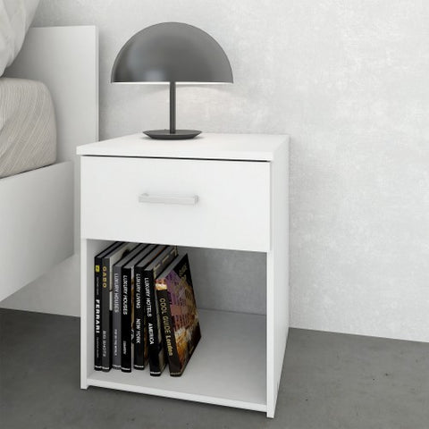 Classy Bedside Table with 1 Drawer in 37cm Width
