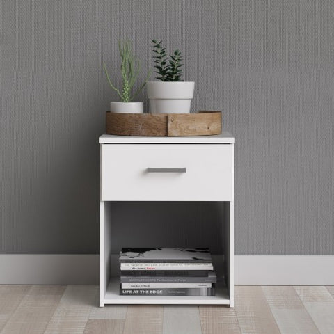 Classy Bedside Table with 1 Drawer in 37cm Width