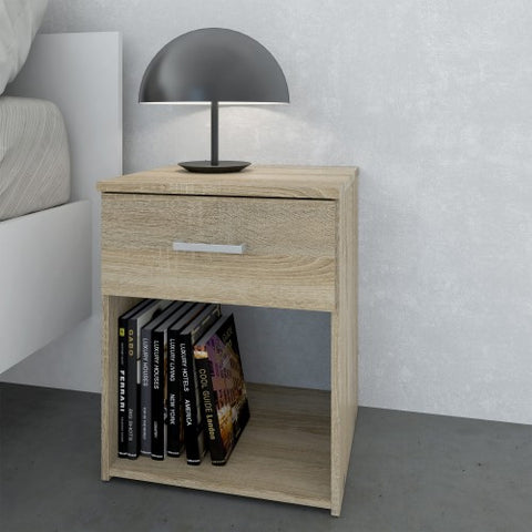 Classy Bedside Table with 1 Drawer in 37cm Width