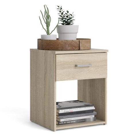 Classy Bedside Table with 1 Drawer in 37cm Width