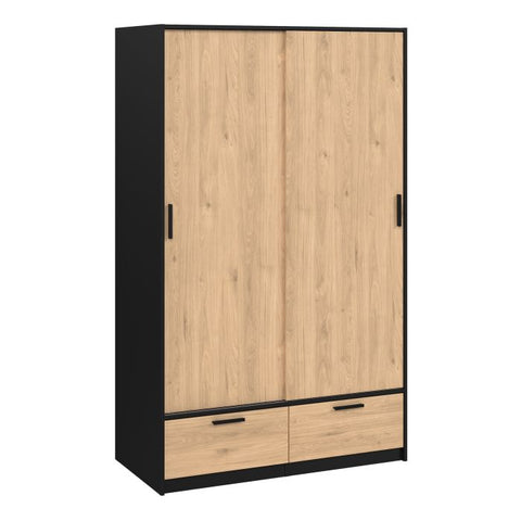 Sleek and Minimalistic Jackson Hickory Oak Wardrobe with Aesthetic Appeal