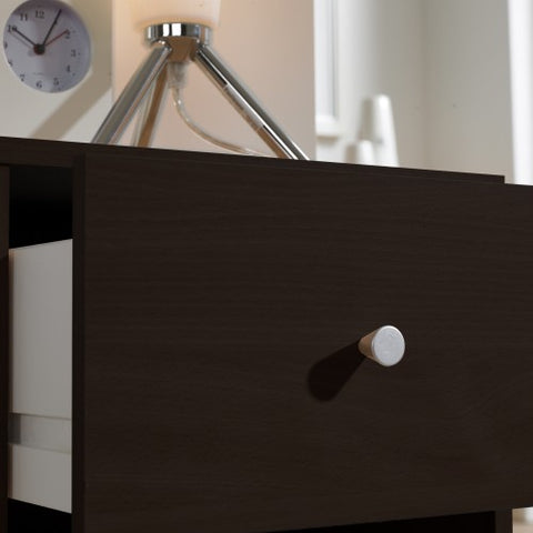 Simply Bedside Table 1 Drawer in Coffee or Truffle Oak or Grey or Jackson Hickory Oak