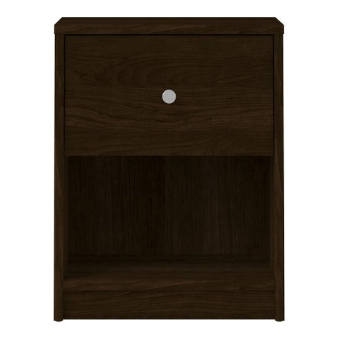 Simply Bedside Table 1 Drawer in Coffee or Truffle Oak or Grey or Jackson Hickory Oak