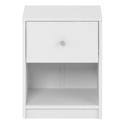 Simply Bedside Table with 1 Drawer and 1 Shelve