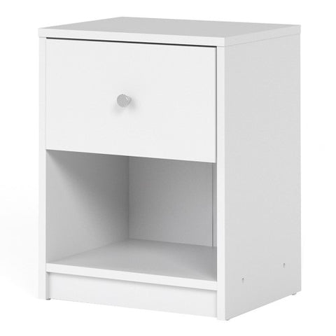 Simply Bedside Table with 1 Drawer and 1 Shelve