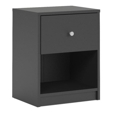 Simply Bedside Table with 1 Drawer and 1 Shelve