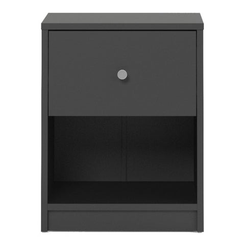 Simply Bedside Table with 1 Drawer and 1 Shelve