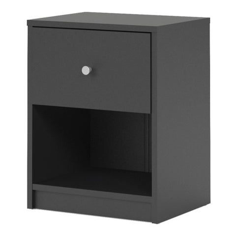 Simply Bedside Table with 1 Drawer and 1 Shelve